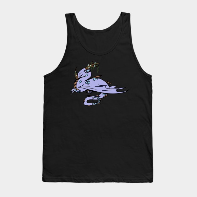 Sleepy Gorl Tank Top by Can't Think of a Name